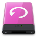 Pink Backup W icon